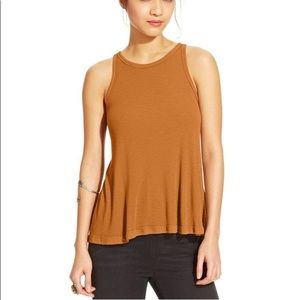 Free People intimately mustard yellow tank